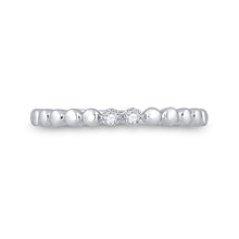 Load image into Gallery viewer, Splendid Jewellery 10kt White Gold Diamond Elegance Stackable Ring Side 2 view from the 10Kt White Gold Womens Round Diamond 2 Stone Stackable Band Ring 03 Cttwpin280834 collection by Splendid Jewellery