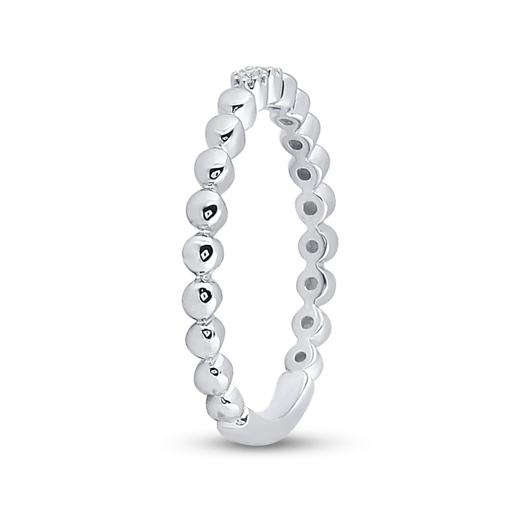 Splendid Jewellery 10kt White Gold Diamond Elegance Stackable Ring - Splendid Jewellery