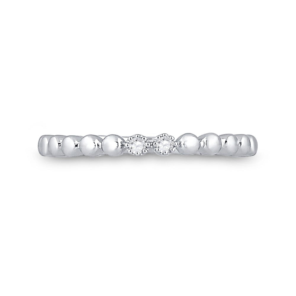 Splendid Jewellery 10kt White Gold Diamond Elegance Stackable Ring - Splendid Jewellery