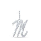 Splendid Jewellery 10kt White Gold Diamond Initial Pendant - Splendid Jewellery