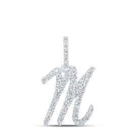 Splendid Jewellery 10kt White Gold Diamond Initial Pendant - Splendid Jewellery