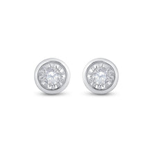 Load image into Gallery viewer, Splendid Jewellery 10kt White Gold Diamond Solitaire Stud Earrings - Splendid Jewellery