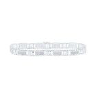Splendid Jewellery 10kt White Gold Men's Round Diamond Link Bracelet - 1 - 1/4 Cttw - Splendid Jewellery
