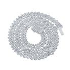 Splendid Jewellery 10kt White Gold Men's Round Diamond Link Chain Necklace - 18 & 3/4 Ct.t.w. - Splendid Jewellery