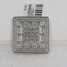Load image into Gallery viewer, Splendid Jewellery 10kt White Gold Men&#39;s Square Diamond Ring - 1-3/4 Cttw - Alternate view 4 from Splendid Jewellery