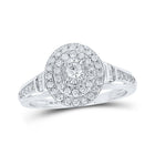 Splendid Jewellery 10kt White Gold Oval Diamond Fashion Ring - 1/2 Cttw - Splendid Jewellery