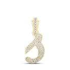 Splendid Jewellery 10kt Yellow Gold Diamond Initial Pendant - Splendid Jewellery