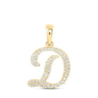 Splendid Jewellery 10kt Yellow Gold Diamond Initial Pendant - Splendid Jewellery