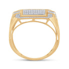 Splendid Jewellery 10kt Yellow Gold Men's Round Diamond Fashion Ring 1/3 Cttw - Splendid Jewellery