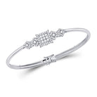 Splendid Jewellery 14kt White Gold 5 - Stone Diamond and Blue Sapphire Fashion Bracelet - Splendid Jewellery