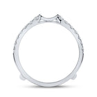 Splendid Jewellery 14kt White Gold Round Diamond Wrap Enhancer Wedding Band - Splendid Jewellery