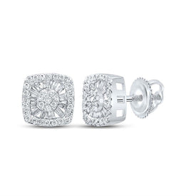 Splendid Jewellery's Dazzling Baguette Diamond Square Earrings - Splendid Jewellery