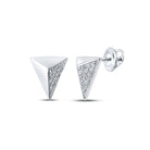 Splendid Jewellery's Diamond Triangle Elegance Earrings - Splendid Jewellery