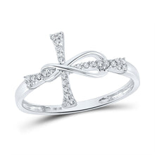 Load image into Gallery viewer, Splendid Jewellery's Divine Cross Diamond Band - Splendid Jewellery
