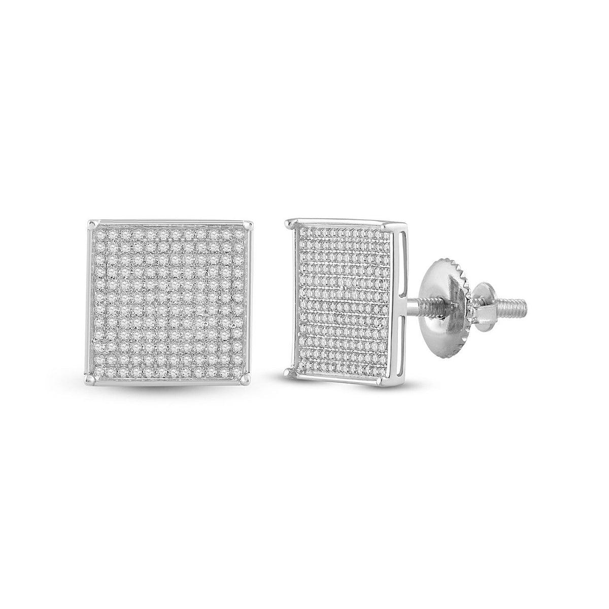 Splendid Jewellery's Mesmerizing Diamond Square Earrings - Splendid Jewellery