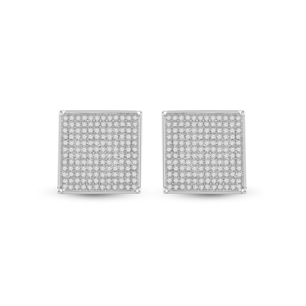 Splendid Jewellery's Mesmerizing Diamond Square Earrings - Splendid Jewellery