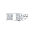 Splendid Jewellery's White Gold Diamond Square Earrings: A Modern Twist of Elegance - Splendid Jewellery