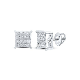 Splendid Jewellery's White Gold Diamond Square Earrings: A Modern Twist of Elegance - Splendid Jewellery