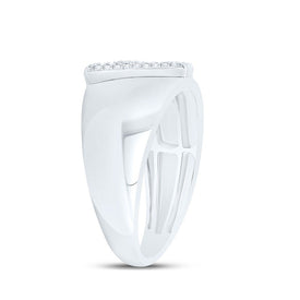 Sterling Silver Diamond Initial 
