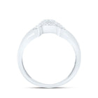 Sterling Silver Diamond Initial "A" Men's Ring 1/8 Cttw - Splendid Jewellery