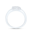 Sterling Silver Diamond Initial "D" Men's Ring 1/6 Cttw - Splendid Jewellery