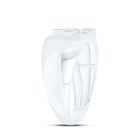 Sterling Silver Diamond Initial "F" Men's Ring 1/10 Cttw - Splendid Jewellery