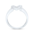 Sterling Silver Diamond Initial "M" Men's Ring 1/5 Cttw - Splendid Jewellery