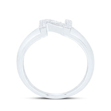 Load image into Gallery viewer, Sterling Silver Diamond Initial "N" Men's Ring 1/6 Cttw - Splendid Jewellery