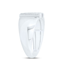 Load image into Gallery viewer, Sterling Silver Diamond Initial "N" Men's Ring 1/6 Cttw - Splendid Jewellery