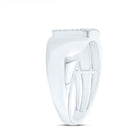 Sterling Silver Diamond Initial "T" Men's Ring 1/10 Cttw - Splendid Jewellery