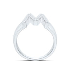 Sterling Silver Diamond Initial "W" Men's Ring 1/5 Cttw - Splendid Jewellery