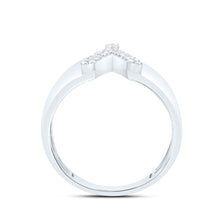 Load image into Gallery viewer, Sterling Silver Diamond Initial "Y" Men's Ring 1/10 Cttw - Splendid Jewellery