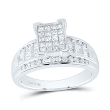 Load image into Gallery viewer, Sterling Silver Diamond Invisible Ring 3/4 Cttw - Splendid Jewellery