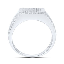 Load image into Gallery viewer, Sterling Silver Diamond Men's Ring 1/3 Cttw - Splendid Jewellery