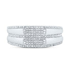 Sterling Silver Diamond Men's Ring 1/3 Cttw - Splendid Jewellery
