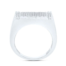 Load image into Gallery viewer, Sterling Silver Diamond Men's Ring 1/3 Cttw - Splendid Jewellery