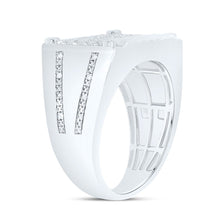 Load image into Gallery viewer, Sterling Silver Diamond Men's Ring 1/3 Cttw - Splendid Jewellery