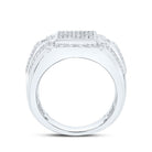 Sterling Silver Diamond Men's Ring 1/3 Cttw - Splendid Jewellery