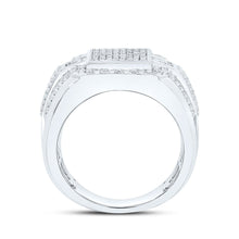 Load image into Gallery viewer, Sterling Silver Diamond Men's Ring 1/3 Cttw - Splendid Jewellery