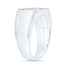 Sterling Silver Diamond Men's Ring 1/3 Cttw - Splendid Jewellery