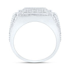 Sterling Silver Diamond Men's Ring 1/3 Cttw - Splendid Jewellery