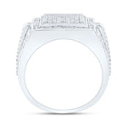 Sterling Silver Diamond Men's Ring 1/3 Cttw - Splendid Jewellery