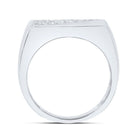 Sterling Silver Diamond Men's Ring 1/3 Cttw - Splendid Jewellery