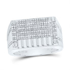 Sterling Silver Diamond Men's Ring 1/3 Cttw - Splendid Jewellery