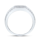 Sterling Silver Diamond Men's Ring 1/3 Cttw - Splendid Jewellery