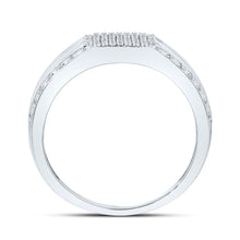 Load image into Gallery viewer, Sterling Silver Diamond Men's Ring 1/3 Cttw - Splendid Jewellery