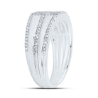 Sterling Silver Diamond Men's Ring 1/3 Cttw - Splendid Jewellery