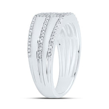 Load image into Gallery viewer, Sterling Silver Diamond Men's Ring 1/3 Cttw - Splendid Jewellery