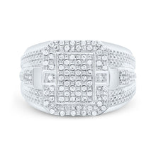 Load image into Gallery viewer, Sterling Silver Diamond Men's Ring 1/3 Cttw - Splendid Jewellery