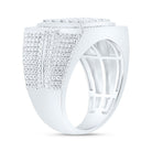 Sterling Silver Diamond Men's Ring 1/3 Cttw - Splendid Jewellery